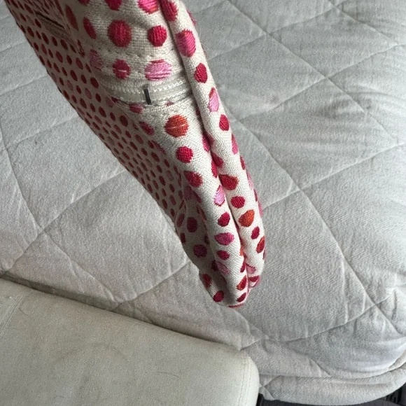 Longchamp Red and Cream Bag - Picture 3 of 5